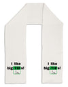 I Like Big Tifs Adult Fleece 64&#x22; Scarf-TooLoud-White-One-Size-Adult-Davson Sales