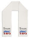 Thank My Lucky Stars and Stripes Color Adult Fleece 64&#x22; Scarf by TooLoud-TooLoud-White-One-Size-Adult-Davson Sales