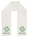 Kiss Me Clover Adult Fleece 64&#x22; Scarf-TooLoud-White-One-Size-Adult-Davson Sales