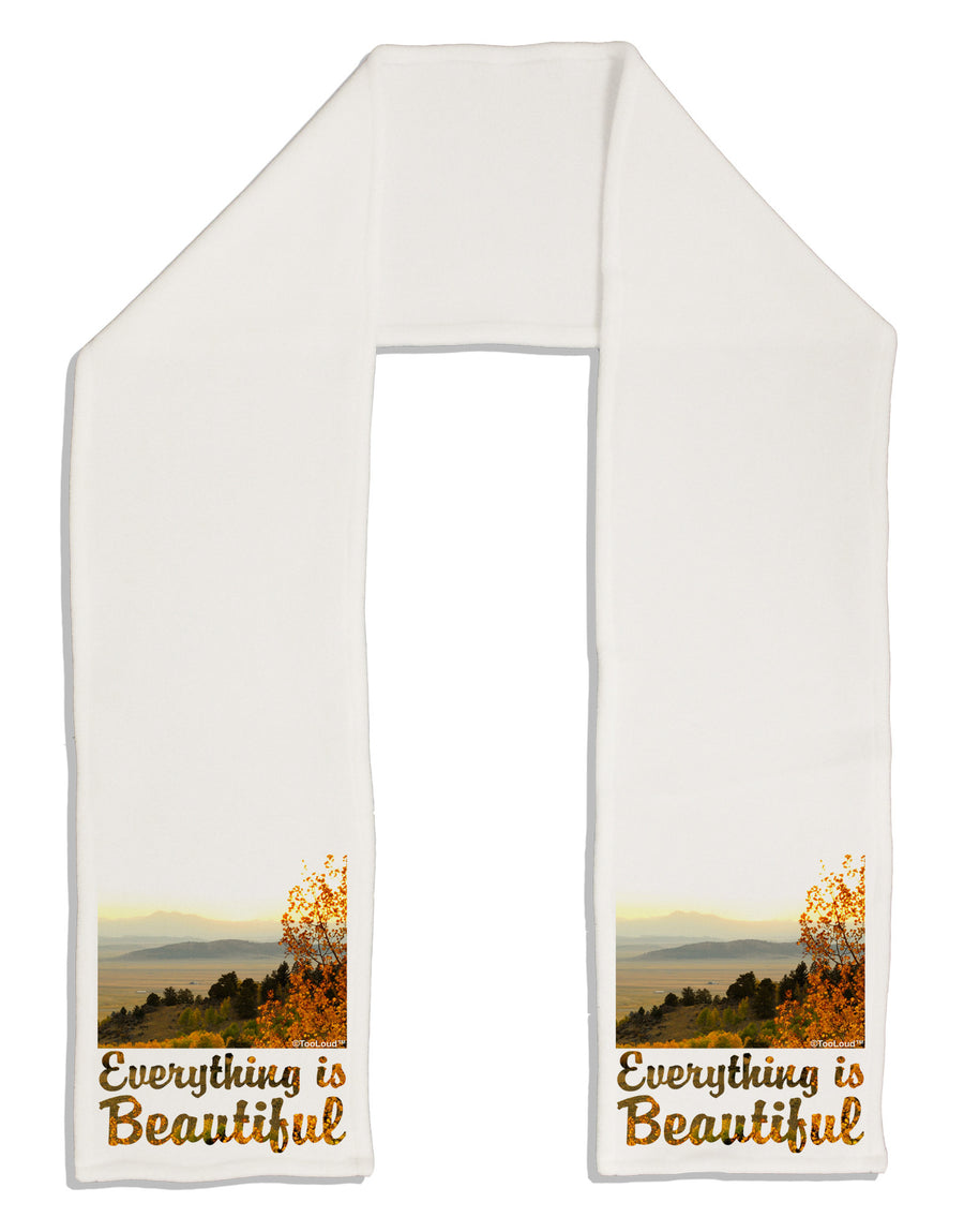 Everything is Beautiful - Sunrise Adult Fleece 64&#x22; Scarf by-TooLoud-White-One-Size-Adult-Davson Sales