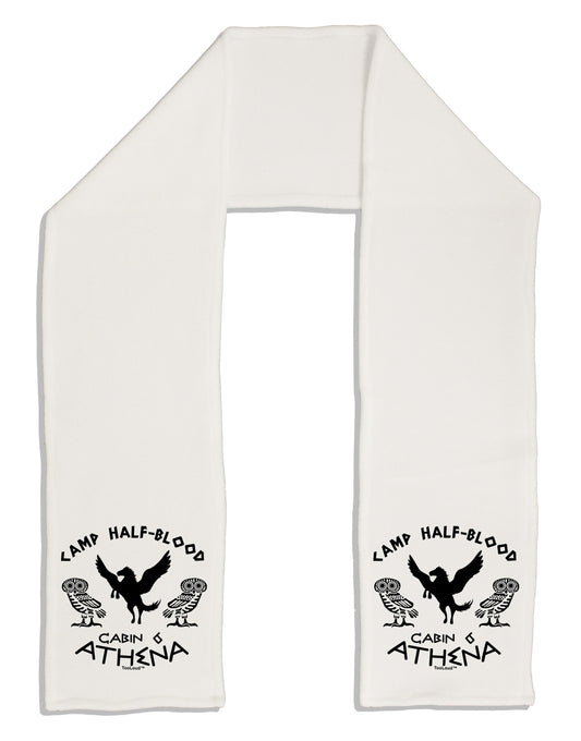 Camp Half Blood Cabin 6 Athena Adult Fleece 64&#x22; Scarf by-TooLoud-White-One-Size-Adult-Davson Sales