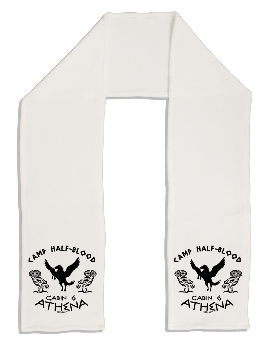 Camp Half Blood Cabin 6 Athena Adult Fleece 64&#x22; Scarf by-TooLoud-White-One-Size-Adult-Davson Sales