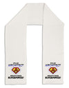 Architect - Superpower Adult Fleece 64" Scarf-TooLoud-White-One-Size-Adult-Davson Sales