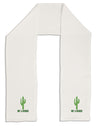 TooLoud Not a Hugger Adult Fleece 64 Inch Scarf-Scarves-TooLoud-White-One-Size-Adult-Davson Sales