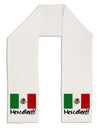 Mexcellent - Mexican Flag Adult Fleece 64" Scarf-TooLoud-White-One-Size-Adult-Davson Sales