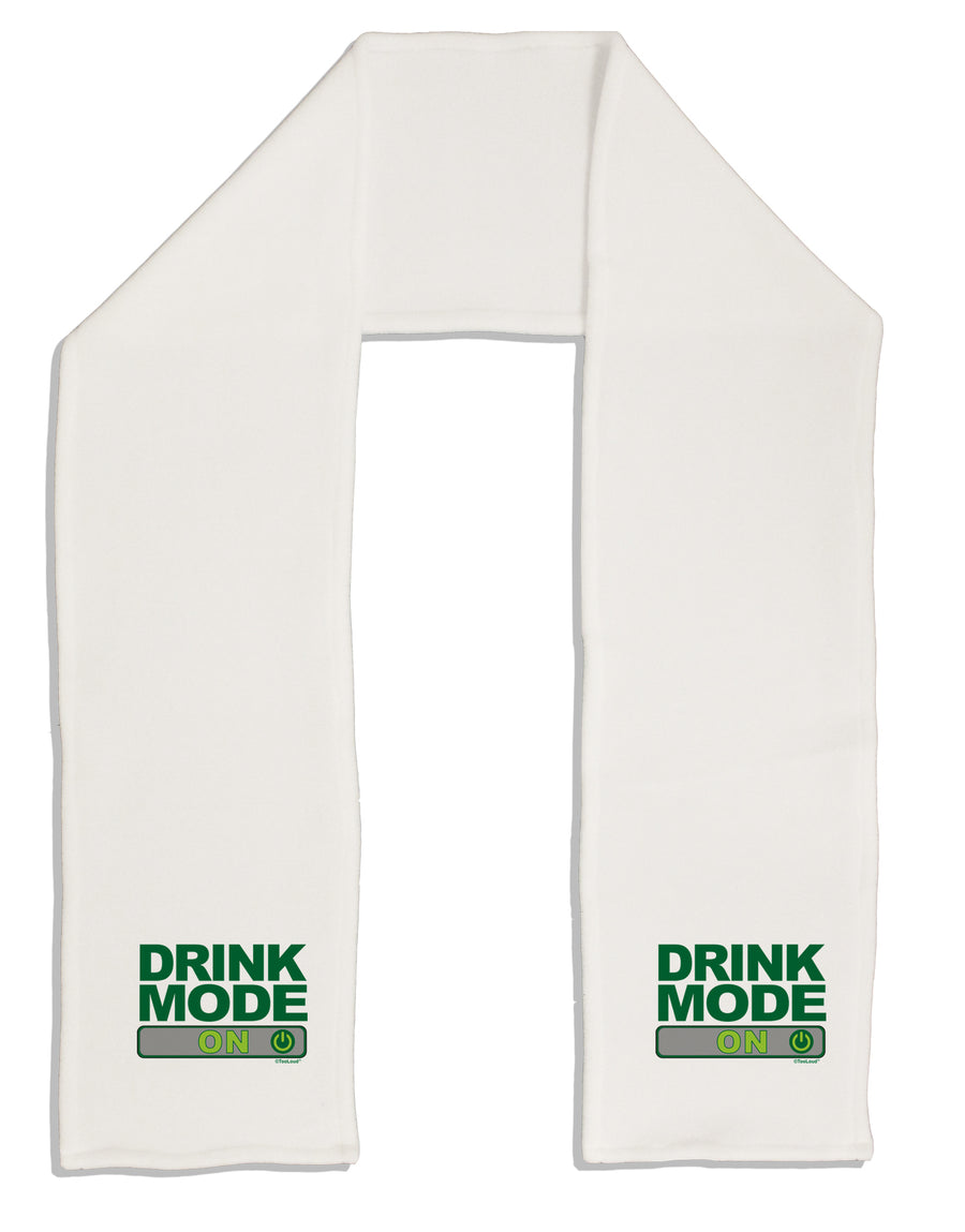 Drink Mode On Adult Fleece 64&#x22; Scarf by TooLoud-TooLoud-White-One-Size-Adult-Davson Sales