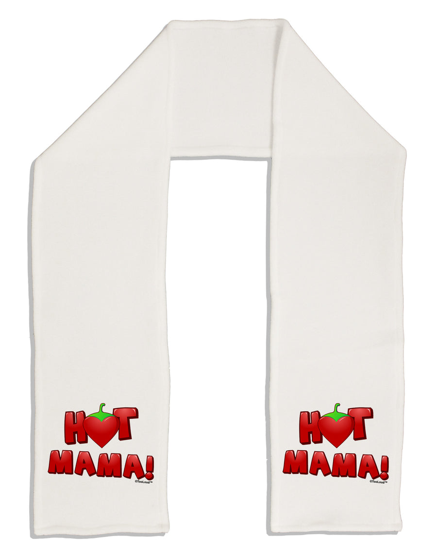 Hot Mama Chili Heart Adult Fleece 64&#x22; Scarf-TooLoud-White-One-Size-Adult-Davson Sales