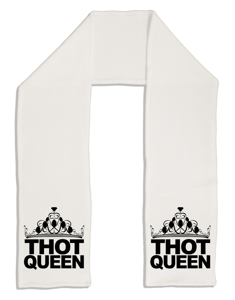 THOT Queen Adult Fleece 64&#x22; Scarf-TooLoud-White-One-Size-Adult-Davson Sales