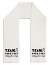 Personalized Team -Name- Walking for a Cure Adult Fleece 64&#x22; Scarf-TooLoud-White-One-Size-Adult-Davson Sales