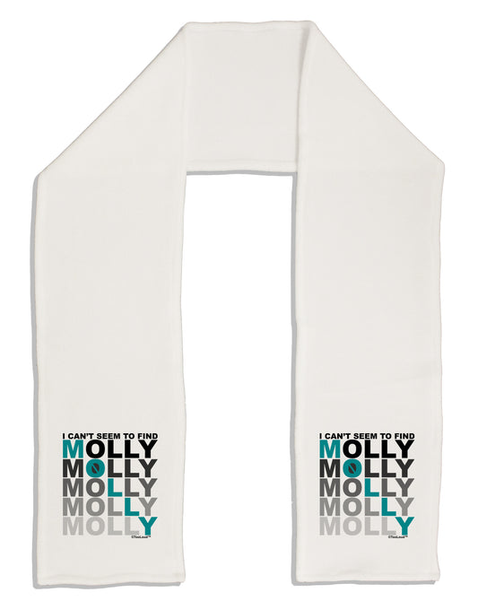 Find Molly Blue Adult Fleece 64&#x22; Scarf-TooLoud-White-One-Size-Adult-Davson Sales