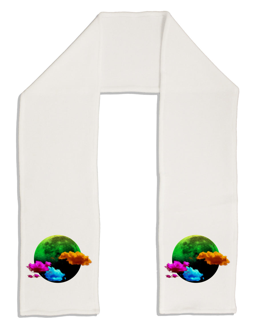 Moon Dream Hallucination Adult Fleece 64&#x22; Scarf-TooLoud-White-One-Size-Adult-Davson Sales