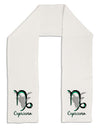 Capricorn Symbol Adult Fleece 64" Scarf-TooLoud-White-One-Size-Adult-Davson Sales