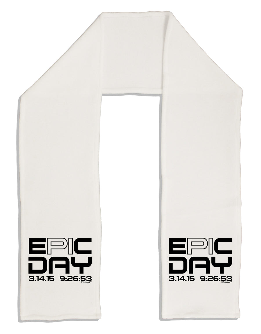 Epic Pi Day Text Design Adult Fleece 64&#x22; Scarf by TooLoud-TooLoud-White-One-Size-Adult-Davson Sales
