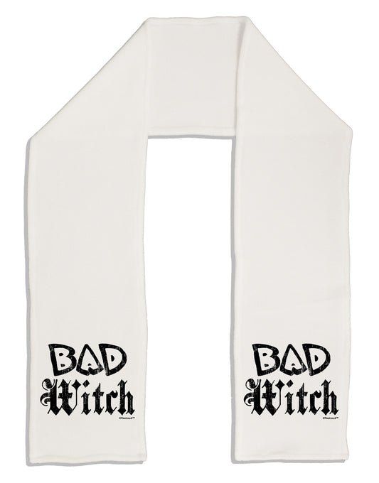 Bad Witch Distressed Adult Fleece 64&#x22; Scarf-TooLoud-White-One-Size-Adult-Davson Sales
