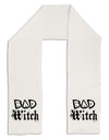 Bad Witch Distressed Adult Fleece 64&#x22; Scarf-TooLoud-White-One-Size-Adult-Davson Sales