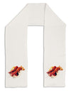 Lobster Plate Adult Fleece 64&#x22; Scarf-TooLoud-White-One-Size-Adult-Davson Sales