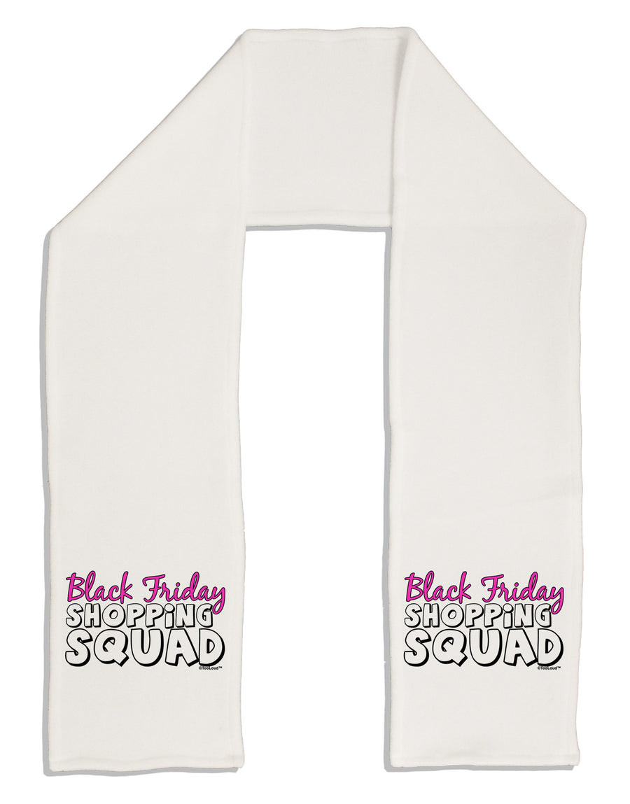 Black Friday Shopping Squad Adult Fleece 64&#x22; Scarf-TooLoud-White-One-Size-Adult-Davson Sales