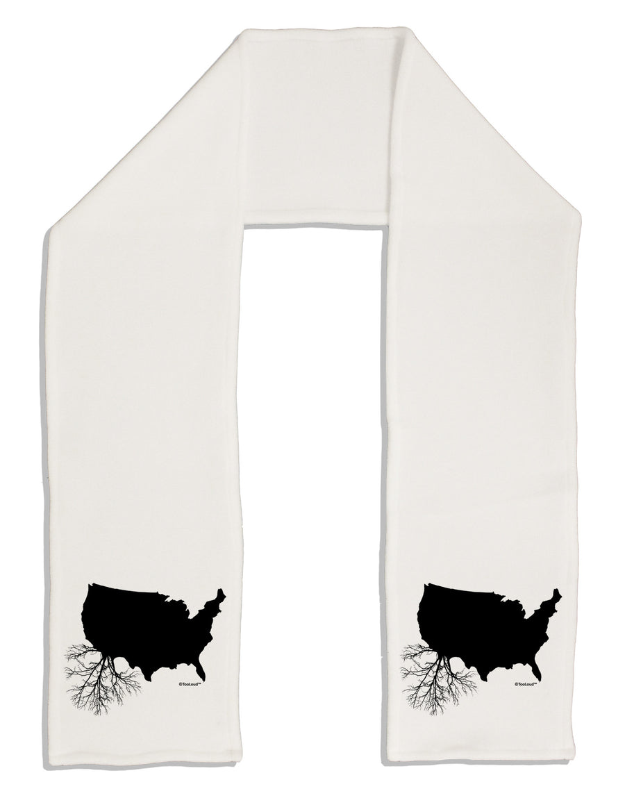 American Roots Design Adult Fleece 64&#x22; Scarf by TooLoud-TooLoud-White-One-Size-Adult-Davson Sales