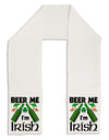 Beer Me I'm Irish Adult Fleece 64&#x22; Scarf-TooLoud-White-One-Size-Adult-Davson Sales