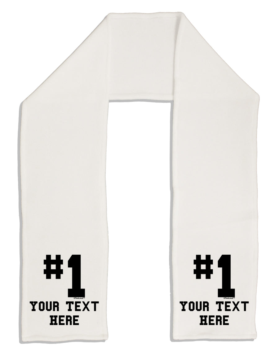 Personalized Number 1 Adult Fleece 64&#x22; Scarf by TooLoud-TooLoud-White-One-Size-Adult-Davson Sales