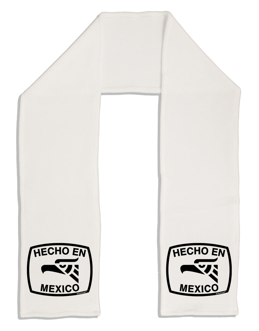 Hecho en Mexico Eagle Symbol with Text Adult Fleece 64&#x22; Scarf by TooLoud-TooLoud-White-One-Size-Adult-Davson Sales