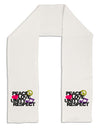 PLUR Distressed Text Adult Fleece 64&#x22; Scarf-TooLoud-White-One-Size-Adult-Davson Sales