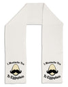 I Mustache You To Eggsplain Adult Fleece 64&#x22; Scarf-TooLoud-White-One-Size-Adult-Davson Sales