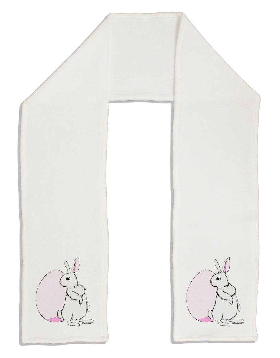 Easter Bunny and Egg Design Adult Fleece 64&#x22; Scarf by TooLoud-TooLoud-White-One-Size-Adult-Davson Sales