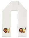 Cute Taco Lion Adult Fleece 64&#x22; Scarf-TooLoud-White-One-Size-Adult-Davson Sales