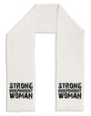 Strong Independent Woman Adult Fleece 64&#x22; Scarf-TooLoud-White-One-Size-Adult-Davson Sales