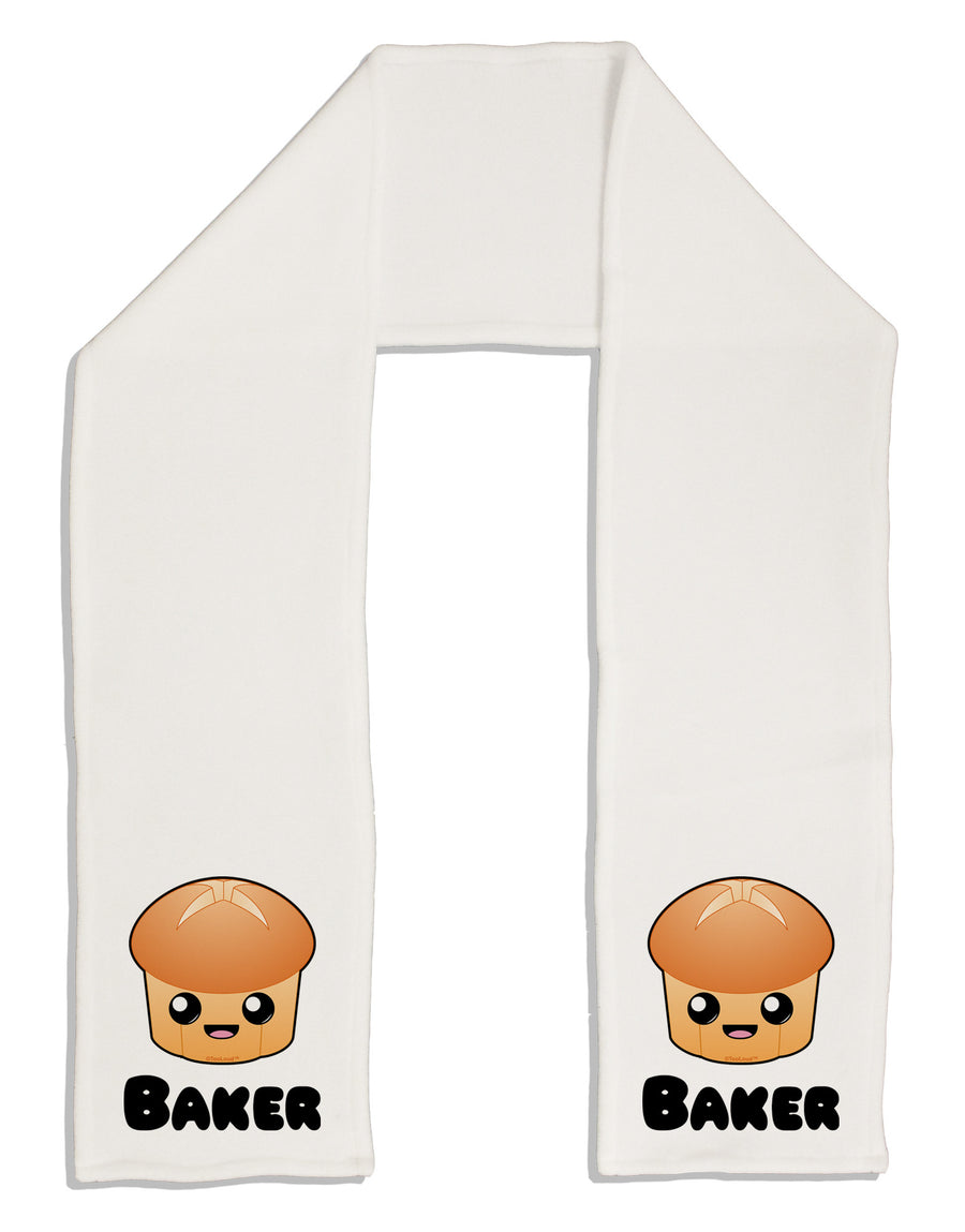 Baker Cute Roll Adult Fleece 64&#x22; Scarf-TooLoud-White-One-Size-Adult-Davson Sales