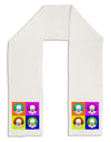 Clown Face Pop Art Adult Fleece 64&#x22; Scarf-TooLoud-White-One-Size-Adult-Davson Sales