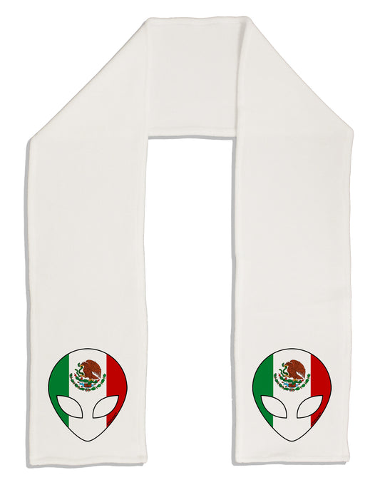 Mexican Flag Extraterrestrial Adult Fleece 64&#x22; Scarf-TooLoud-White-One-Size-Adult-Davson Sales