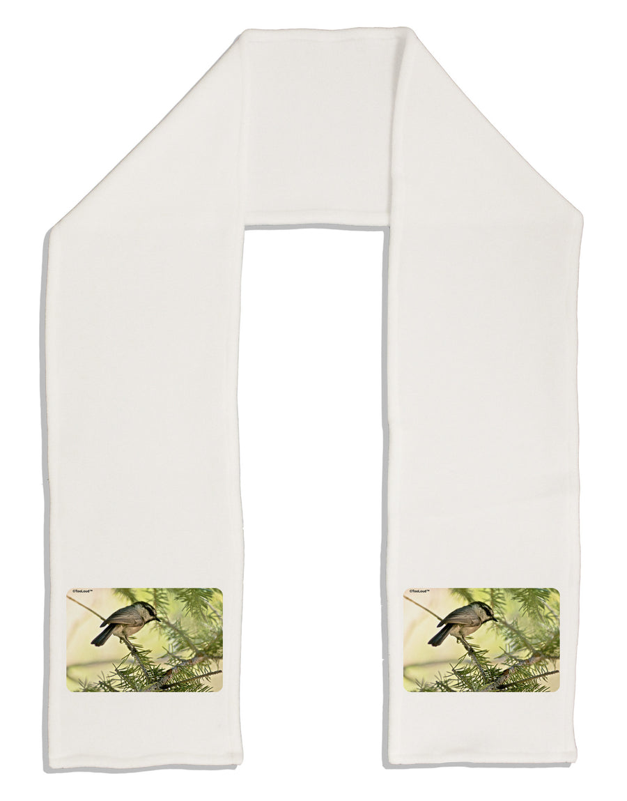 CO Chickadee Adult Fleece 64&#x22; Scarf-TooLoud-White-One-Size-Adult-Davson Sales