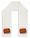 Super Mom - Superhero Comic Style Adult Fleece 64&#x22; Scarf-TooLoud-White-One-Size-Adult-Davson Sales