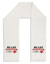 Heart Stopper Adult Fleece 64&#x22; Scarf-TooLoud-White-One-Size-Adult-Davson Sales