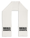 Badass Grandpa Adult Fleece 64&#x22; Scarf by TooLoud-TooLoud-White-One-Size-Adult-Davson Sales