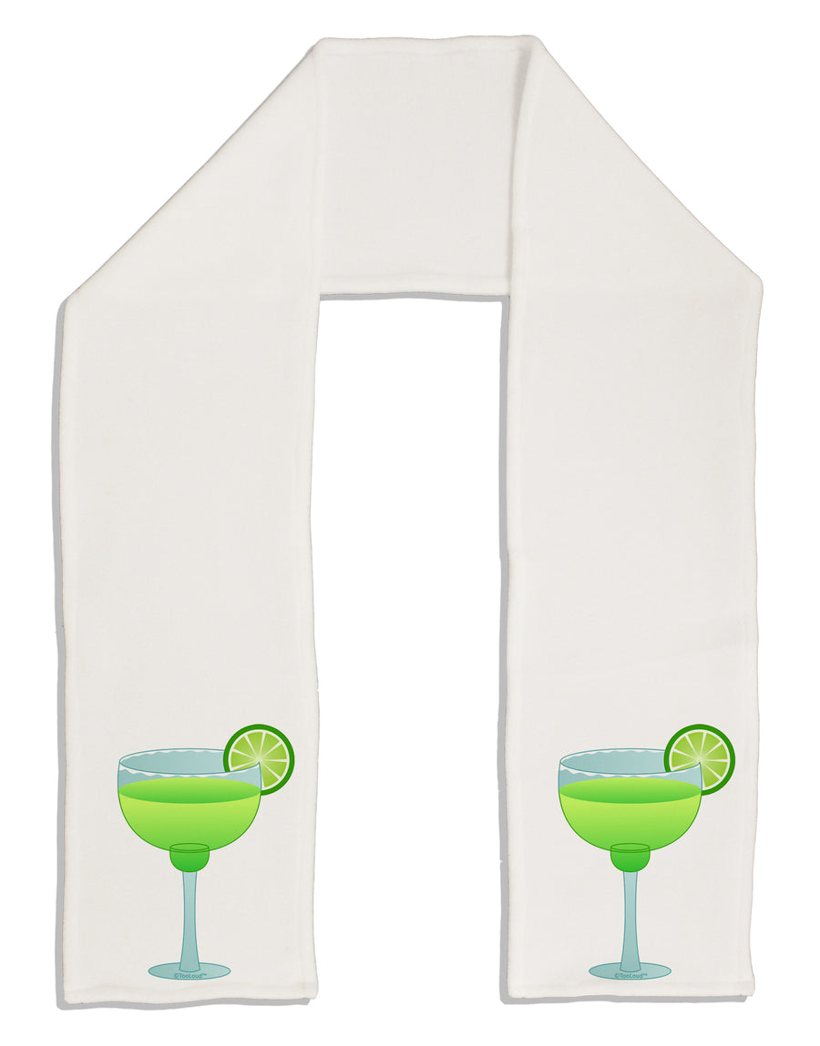 Green Margarita with Lime - Cinco de Mayo Adult Fleece 64&#x22; Scarf by TooLoud-TooLoud-White-One-Size-Adult-Davson Sales