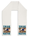 True Native American Adult Fleece 64&#x22; Scarf-TooLoud-White-One-Size-Adult-Davson Sales