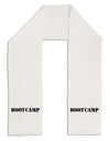 Bootcamp Military Text Adult Fleece 64&#x22; Scarf-TooLoud-White-One-Size-Adult-Davson Sales