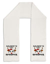 Daddy's Lil Reindeer Girl Adult Fleece 64&#x22; Scarf-TooLoud-White-One-Size-Adult-Davson Sales