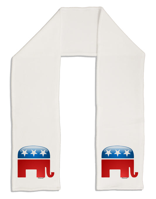Republican Bubble Symbol Adult Fleece 64&#x22; Scarf-TooLoud-White-One-Size-Adult-Davson Sales