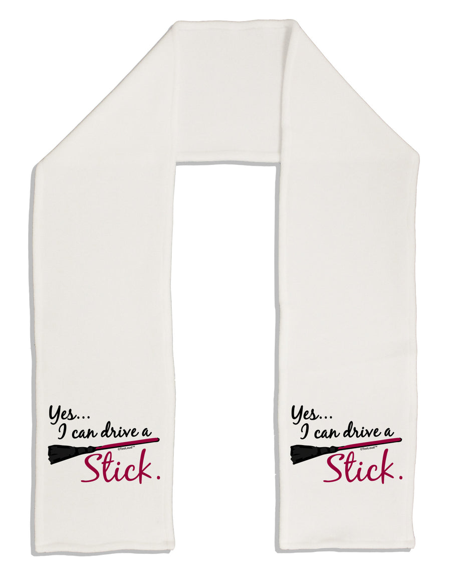 Drive Stick Pink Adult Fleece 64&#x22; Scarf-TooLoud-White-One-Size-Adult-Davson Sales