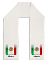 Mexican Flag App Icon - Text Adult Fleece 64&#x22; Scarf by TooLoud-TooLoud-White-One-Size-Adult-Davson Sales