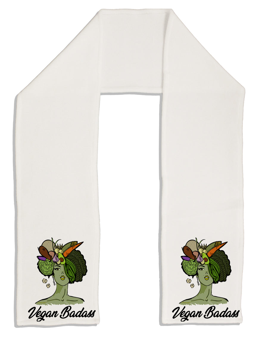 Vegan Badass Adult Fleece 64 Inch Scarf-Scarves-TooLoud-White-One-Size-Adult-Davson Sales