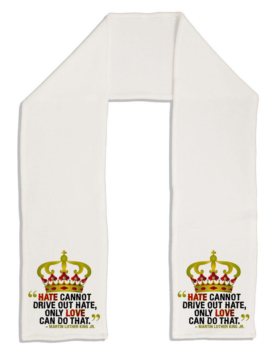 MLK - Only Love Quote Adult Fleece 64&#x22; Scarf