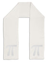 Pi Symbol Glitter - White Adult Fleece 64&#x22; Scarf by TooLoud-TooLoud-White-One-Size-Adult-Davson Sales