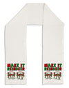 Make It Reindeer Adult Fleece 64&#x22; Scarf-TooLoud-White-One-Size-Adult-Davson Sales