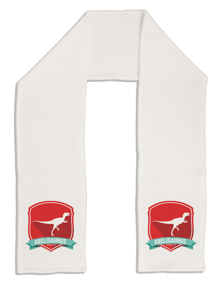 Jurassic Abelisaurus Dinosaur Design Adult Fleece 64&#x22; Scarf by TooLoud-TooLoud-White-One-Size-Adult-Davson Sales