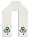 Celtic Knot Irish Shamrock Adult Fleece 64&#x22; Scarf-TooLoud-White-One-Size-Adult-Davson Sales